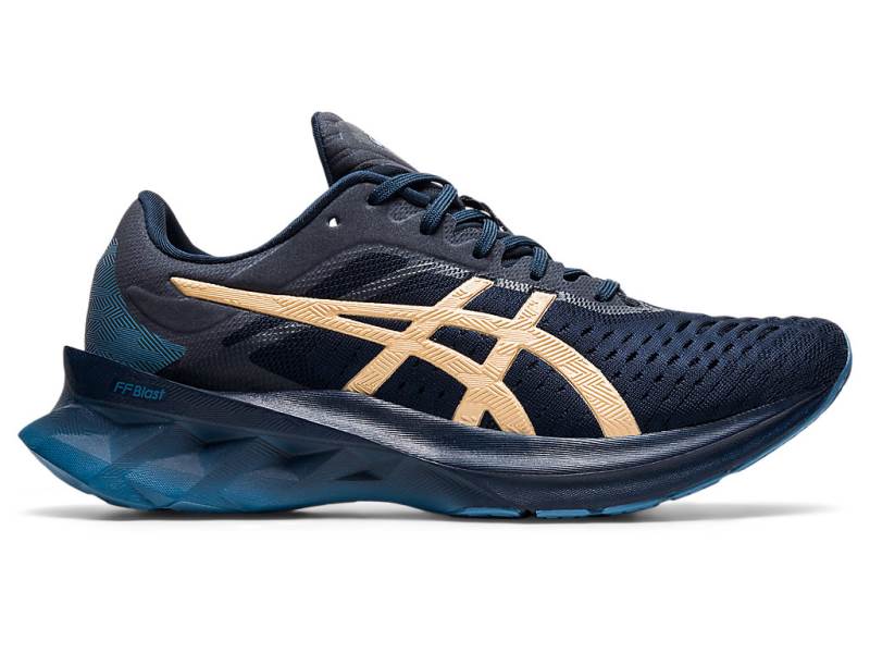 Sapatilhas Running Asics NOVABLAST Mulher Azul Marinho, 8447A878.562